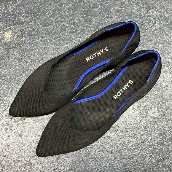 Rothy's Women's Black The Point - 10 - Picture 3 of 5